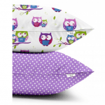 Set of pillowcases OWLS / DOTS FIO - image-1